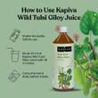Wild Tulsi Giloy Juice 1 L POWER COMBO (Pack of 2)