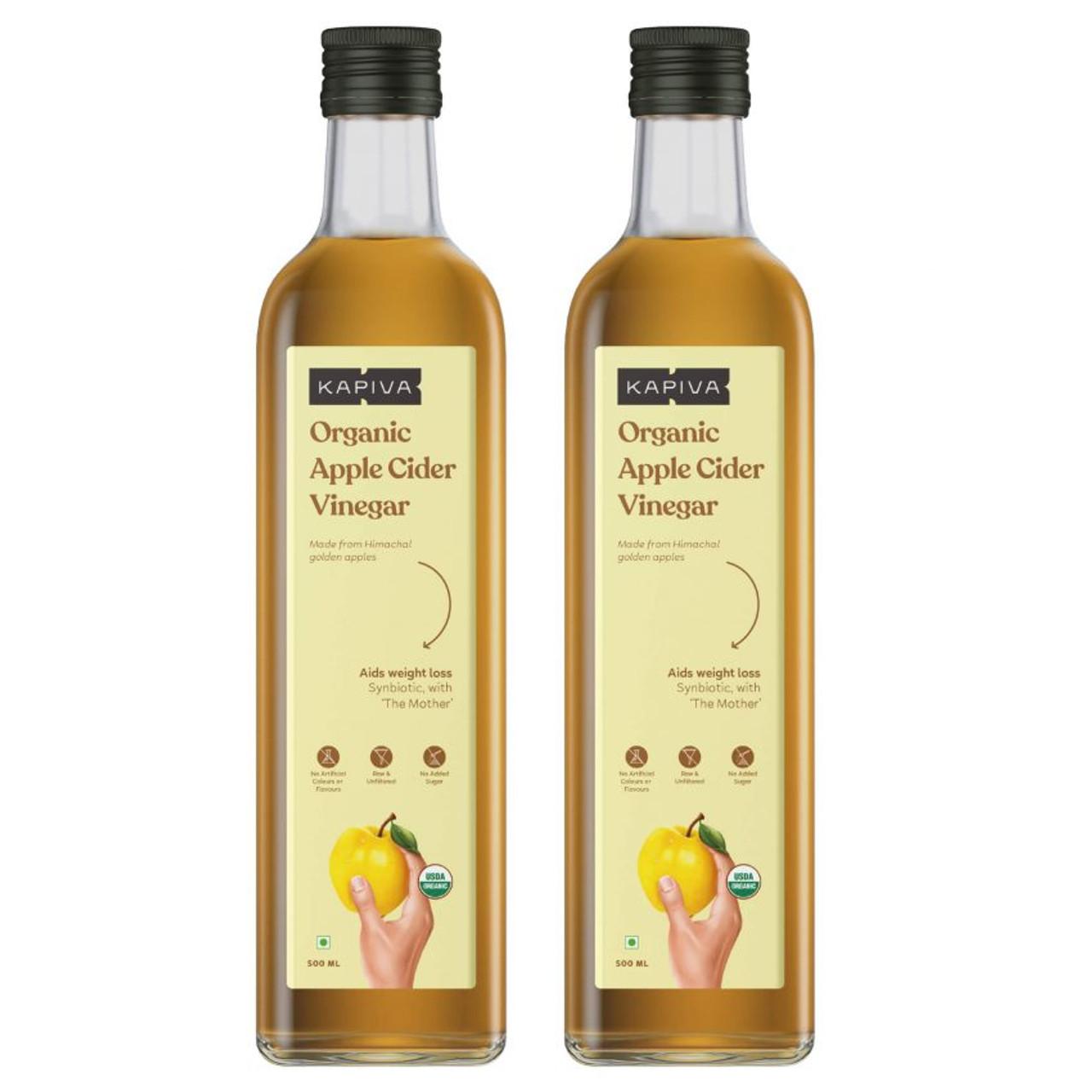 Organic Apple Cider Vinegar 500 ml Power Combo (Pack of 2)