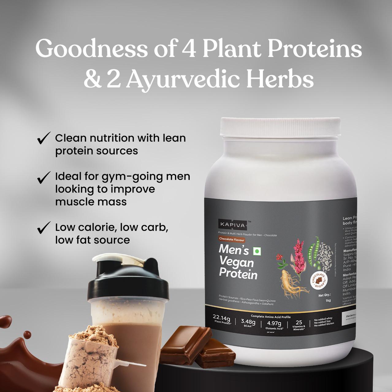 Men's Vegan Protein- Chocolate Flavour