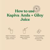 Amla Giloy Juice 1 L POWER COMBO (Pack of 2)