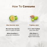 Aloe Garcinia Juice & Triphala Juice - Weight Wellness Combo